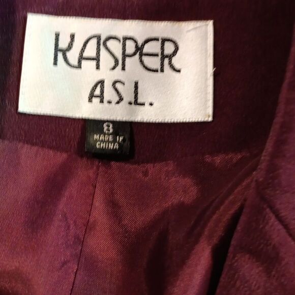NWT Vintage  Kaspar Silk Suit. Career Professional,  Normcore - Picture 7 of 11